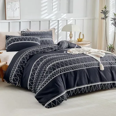 Immagine prodotto di TRANKIELO® - Set copripiumino e federe (260 x 240 cm) - Microfibra - Design ergonomico e facile da pulire