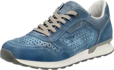 Produktbild von Rieker Herren Schnürschuh Retro Leder atmungsaktiv Light TR lose Einlage U0312, Größe:46 EU, Farbe:Blau