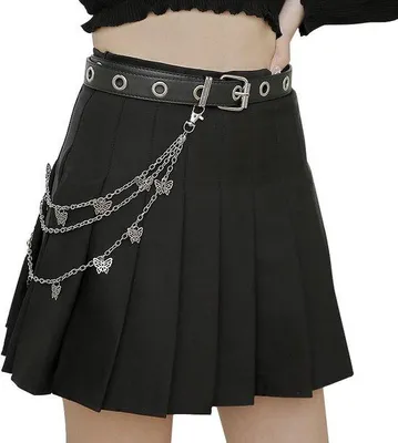 Produktbild von Damen-Metalldetails-Kettengürtel - Gürtel für Damen - Damen-Gürtel mit Metall-Verzierungen - Gürtel für Damen-Jeans - Damen-Kettengürtel mit Metall-Design