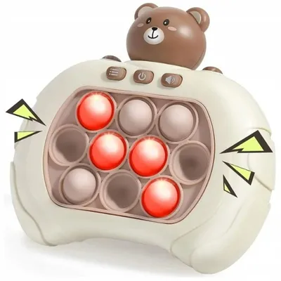 Produktbild von BETTERTOYS ® POP-IT Fidget - Quick Push Spiel Bubble Sensory Fidget Toy mit Musik Elektronisches Sensorspiel für frühe Entwicklung