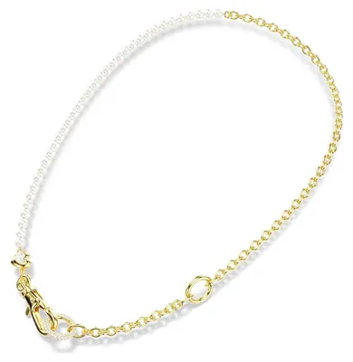 Image de Collier Swarovski pour femme Idyllia blanc doré 5742961