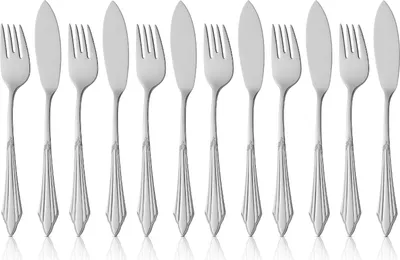 Produktbild von WMF Fischbesteck-Set Fächer, 12-teilig
