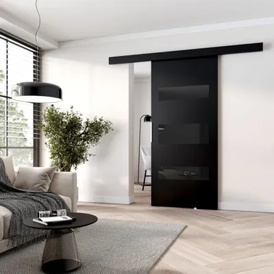 Obrázok produktu pre Posuvné interiérové ​​dvere BARRET 14 - 86 cm, čierne