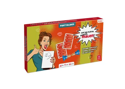 Produktbild von Ass Altenburger Kartenspiele Partyspiel - Auf die Plätze, fertig, malen!