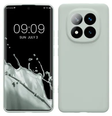 Produktbild von kwmobile Handyhülle für Xiaomi Redmi Note 14 Pro+ 5G / Redmi Note 14 Pro Plus 5G Hülle - weiches Handy Silikon Case - Schutzhülle Cover - Cool Mint