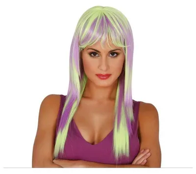 Obrázek produktu pro Funny paruka žlutofialová barva