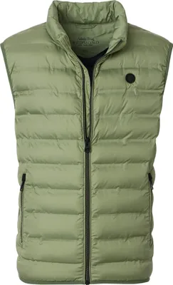 Produktbild von REDMOND Casual Herren Steppweste Stehkragen Polyester Grün 4XL