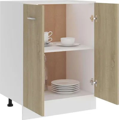 Obrázok produktu pre vidaXL Spodná skrinka Lyon Sonoma dub 60x46x81,5 cm materiál na báze dreva