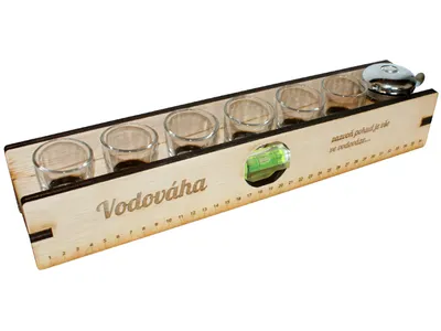 Obrázok produktu pre Vodováha s pohárikmi a zvončekom CZ