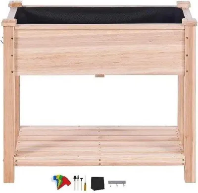 Obrázek produktu pro Hrnce na bylinky a zeleninu – ergonomický tvar – ideální rozměry 86 x 46 x 76 cm – s odtokovými otvory