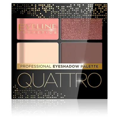 Zdjęcie produktu dla Eveline Cosmetics Quattro Professional Paletka cieni do powiek 06, 3,2 g