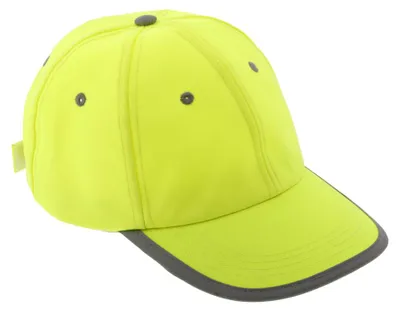 Produktbild von Warnschutz-Baseballkappe gelb reflektierend, 60% Baumwolle/40% Polyester, Kopfumfang 57–61 cm – Kappe EGER, Högert Technik
