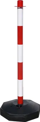 Immagine prodotto di Palo a catena in plastica da 90 cm. Con base