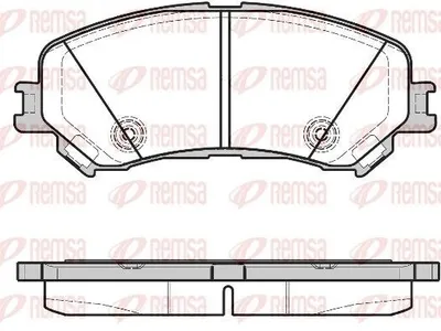 Produktbild von REMSA Bremsbeläge Satz Vorne Bremsklötze für RENAULT Megane IV Grandtour (K9A/M/N) 1318.20