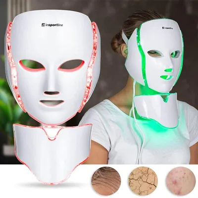 Obrázok produktu pre Insportline Hilmana LED maska na ošetrenie tváre a krku