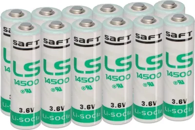 Produktbild von 12x Saft Lithium 3,6V Batterie LS14500 AA - Zelle