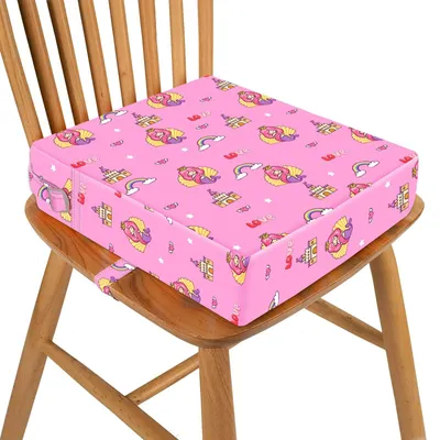 Image de Suréleveur pour enfants - Siège élévateur antidérapant avec double système de sécurité - Rose