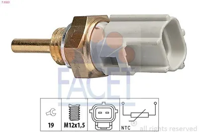 Produktbild von FACET Kühlmitteltemperatursensor 7.3323 für MAZDA CX-5 (KE, GH)