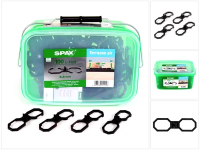 Produktbild von SPAX AIR ABSTANDSHALTER HKB M - Größe: 6,5 mm - Menge: 100 Stück