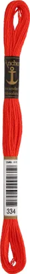 Produktbild von Anchor Sticktwist 4635000-00334 tomate Stickgarn, 100 % Baumwolle