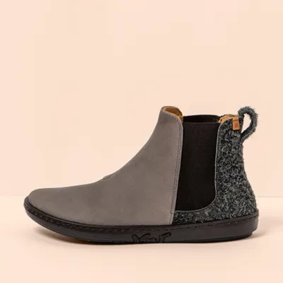 Image de El Naturalista Bottines pour Femme N5310P PLEASANT-WULF BLACK/ CORAL Couleur Noir