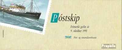 Produktbild von Briefmarken Island 1991 Mi MH4 (kompl.Ausg.) postfrisch Postschiffe