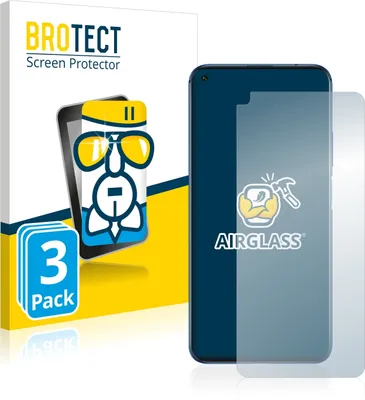 Produktbild von 3x BROTECT Schutzglas für Huawei Nova 5T Schutzfolie Panzer Folie Glas Display Schutz klar