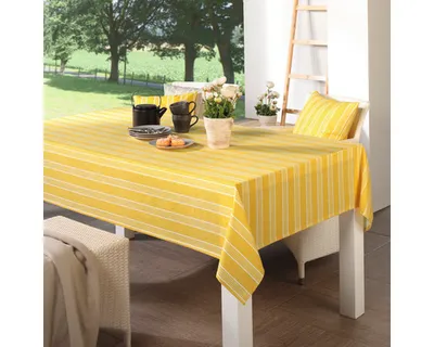 Produktbild von Outdoor Tischdecke Bilbao curry 130 x 160 cm