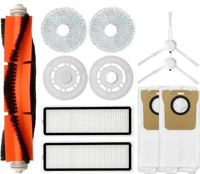 Produktbild von Set mit Bürsten, Filtern, Mopps und Beuteln für den Xiaomi Saugroboter X10+