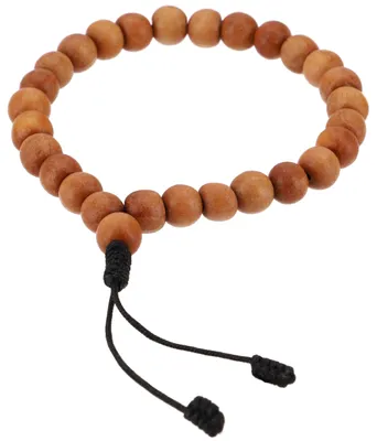 Produktbild von Armband, Tibetische Handmala, Buddhistischer Schmuck, Yogaschmuck, Holzarmband - Holz/8 mm, Braun, Armreifen & Armbänder Modeschmuck