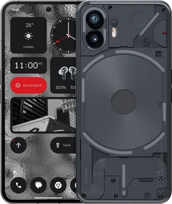 Produktbild von Nothing Phone (2), 17 cm (6.7"), 2412 x 1080 Pixel, 12 GB, 256 GB, 50 MP, Grau