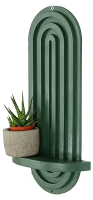 Produktbild von Pernumia - Regalbrett, 20x9x40h cm Grün, ein Regalboden