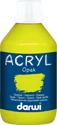 Obrázok produktu pre Darwi Opak Akrylová farba Dark Yellow 250 ml 1 ks