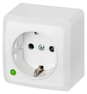 Produktbild von BERG Einzelsteckdose Schuko n/t 2P+Z 16A 3737-00
