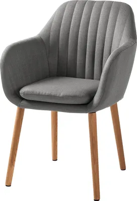Produktbild von home24 Armlehnenstuhl - Textil / Massivholz