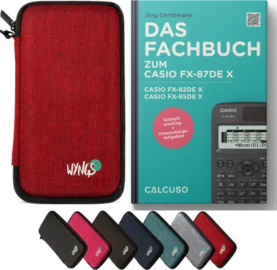 Produktbild von CALCUSO Zubehör Standardpaket Rot kompatibel für Taschenrechner Casio FX-82DE X