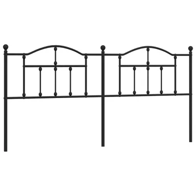 Immagine prodotto di vidaXL Testiera in metallo nero 193 cm