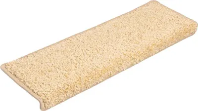 Obrázok produktu pre vidaXL Rohožky 20 ks 65x21x4 cm krémová Obdĺžnikový okraj