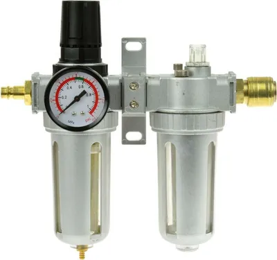 Obrázek produktu pro GEKO Regulátor tlaku s filtrem, manometrem a přimazávačem oleje 1/2" G03161