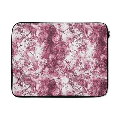 Produktbild von MuchoWow® Laptop Hülle 15 Zoll Marmor - Rosa - Luxus Laptoptasche - Laptoptasche - Sleeve - Rundum-Schutz