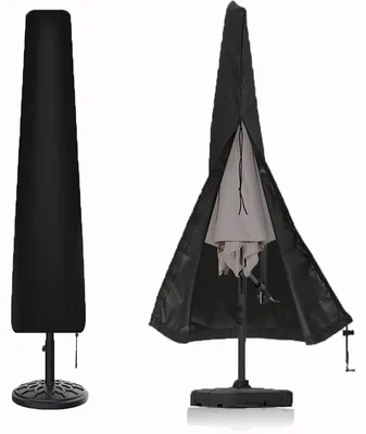 Imagen del producto de Funda protectora para sombrilla, 190 x 50 x 35 cm, impermeable, resistente a los rayos UV, para uso en exteriores