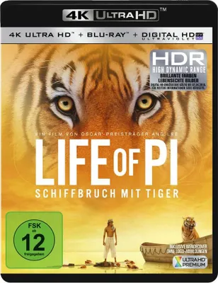 Produktbild von Life of Pi - Schiffbruch mit Tiger (UHD)