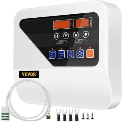 Obrázek produktu pro Externí regulátor saunových kamen VEVOR - řídicí jednotka pro saunová kamna o výkonu 3 kW až 9 kW, řídicí jednotka pro teplotu (40-105 °C) a čas, vhodná pro prasnice