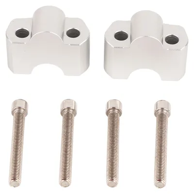 Immagine prodotto di Alzacannoni per moto, alzacannoni resistenti in lega di alluminio, antiruggine, per G310R 16–18 e G310GS 17–18