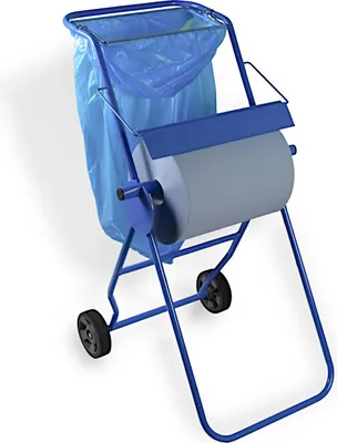 Produktbild von Bodenständer mit Müllsackhalterung für Putztuchrollen bis 40 cm Breite / PLOCK GmbH