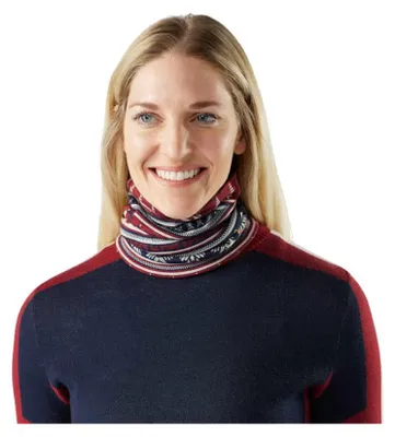 Obrázok produktu pre Multifunkčný šál Smartwool Thermal Merino Reversible červený UNI