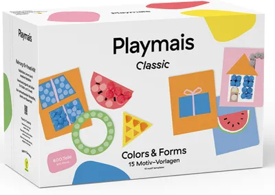 Image de Playmais Classique : Couleurs et Formes - 800 pièces