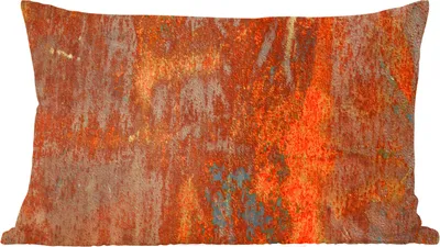 Produktbild von MuchoWow® Zierkissen Sofakissen Wohnzimmer Dekokissen 60x40 cm Rost - Industriell - Stahl - Kopfkissen - Polster mit Foto