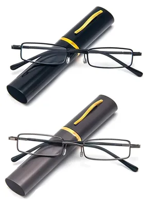 Produktbild von Tragbare Metallbrille mit Federscharnieren und Blaulichtfilter