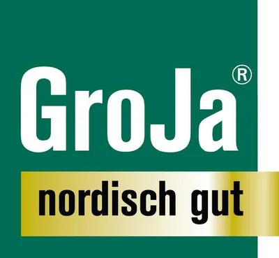 Produktbild von Groja Solid Rhombus Universal Einzeltor mit Anthrazitrahmen auf Maß teak_co_extrudiert
